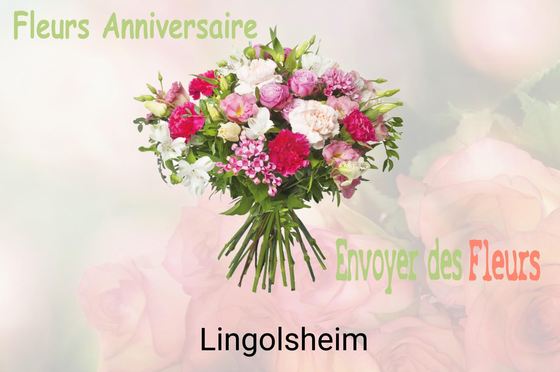 Bouquet de fleurs d’anniversaire livré à Lingolsheim
