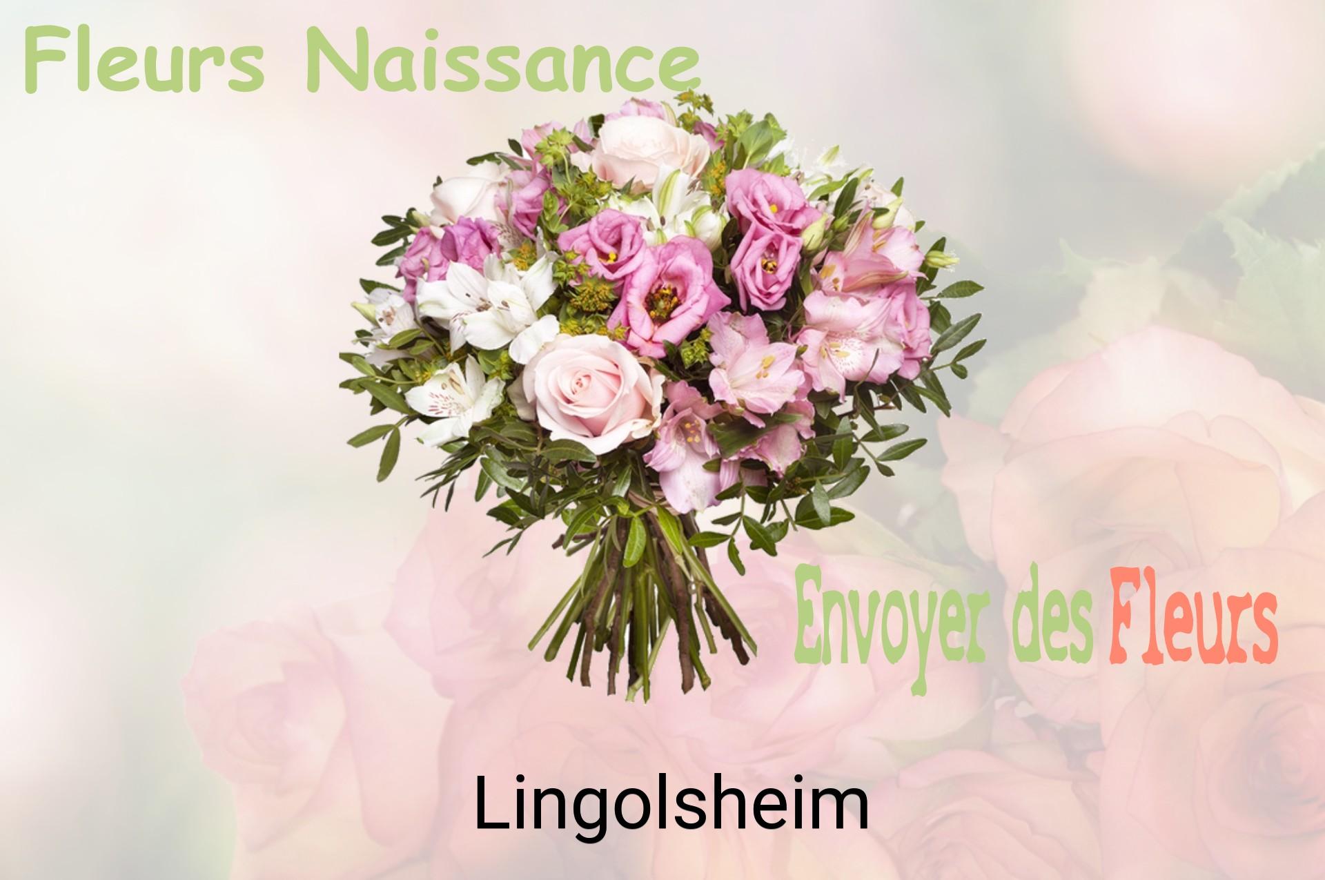 Bouquet de fleurs de naissance livré à Lingolsheim